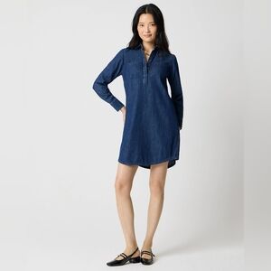 White House Black Market Dark Blue Denim Dress